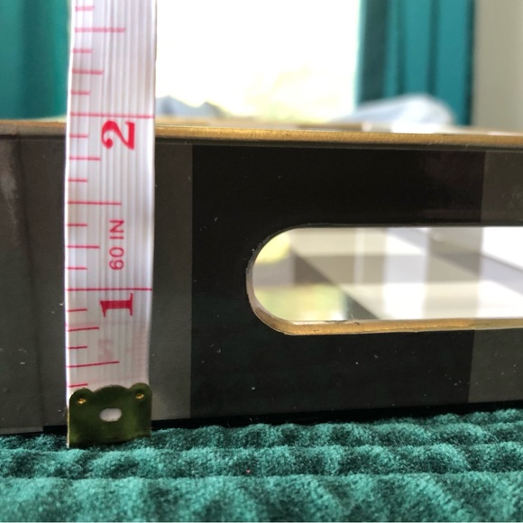 8 Oak Lane Black & White Buffalo Check Storage Tray 11” x 6.5” x 2” - Picture 7 of 7